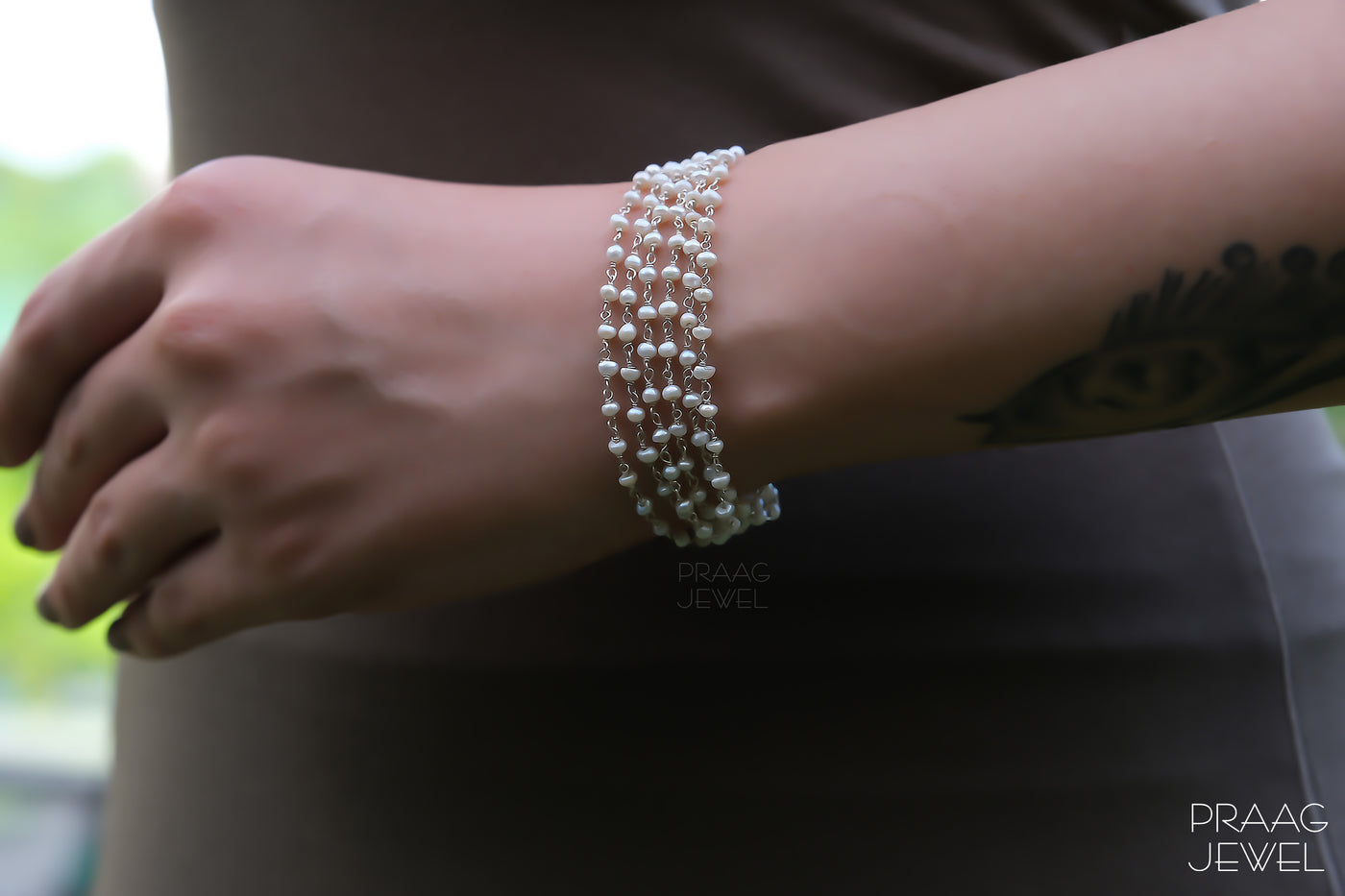 The Elegant Braided Pearl Bracelet | Totapari India