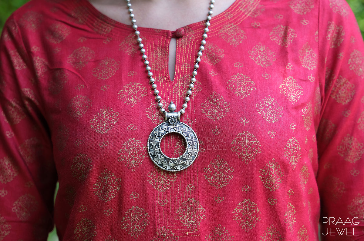 Silver Pendant Necklace Image | Necklace Image | Necklace | Silver Necklace | Silver Pendant with Necklace | 925 Silver Necklace | Pure Silver Necklace